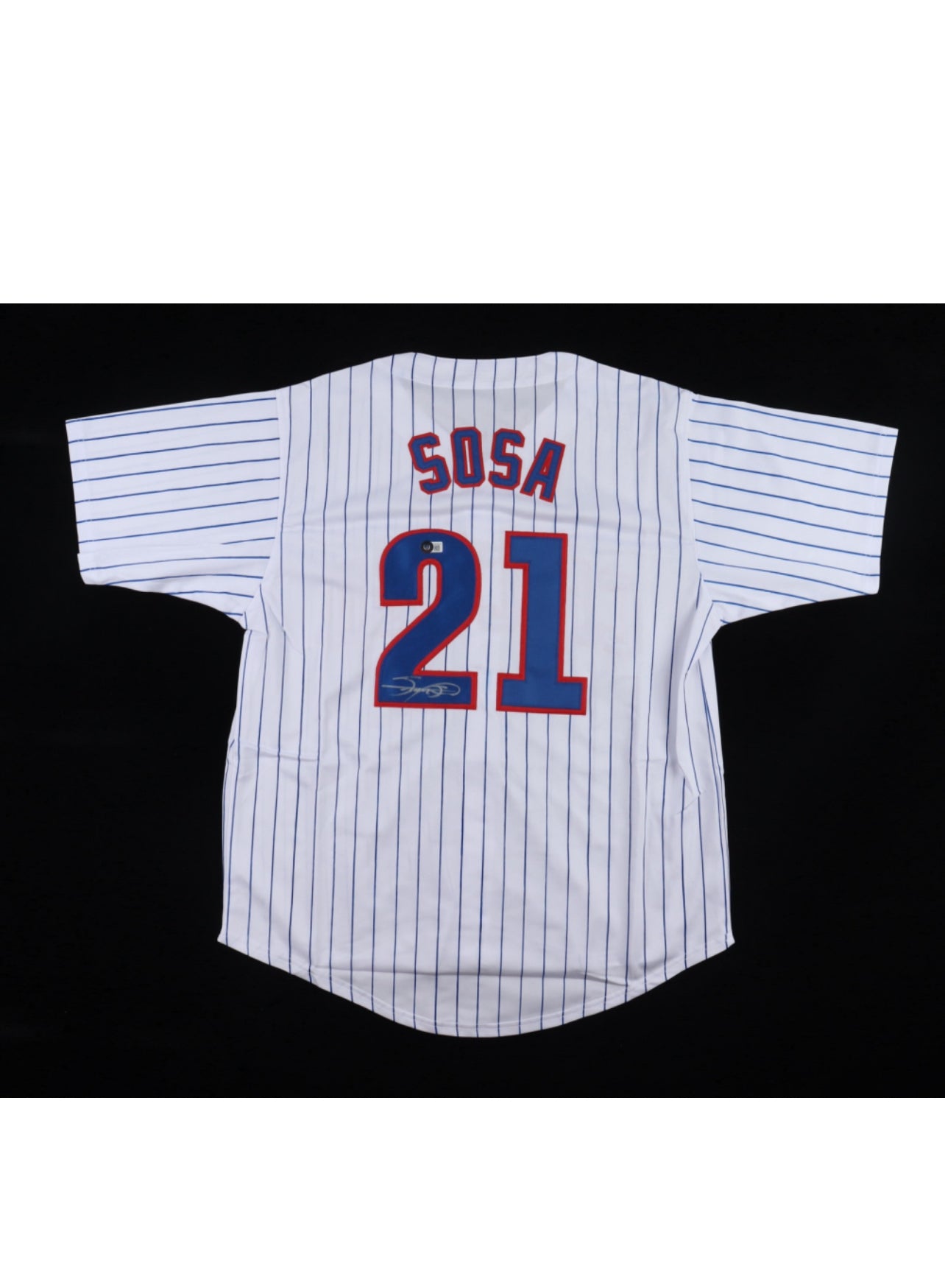 Sammy Sosa signed jersey good